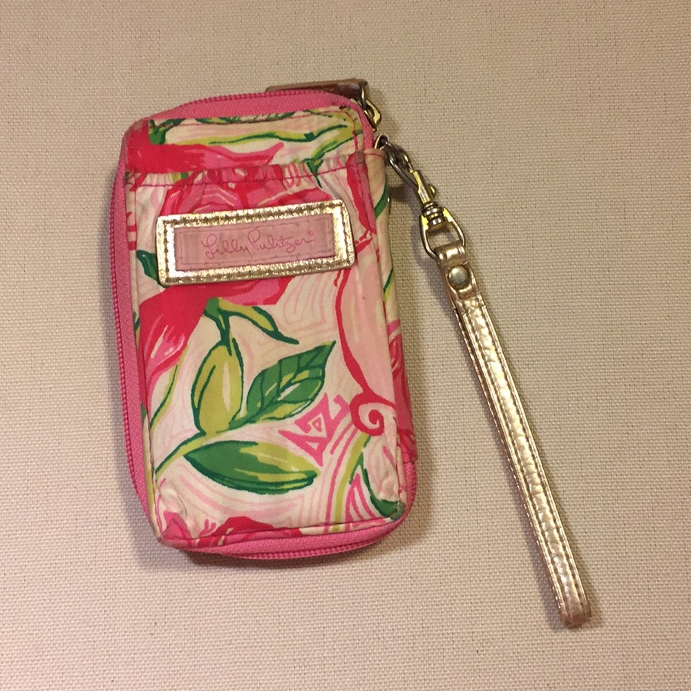 Lilly Pulitzer sorority wrist wallet